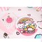 8 Count Hello Kitty Keroppi Paper Dessert Plates 7 Inch Disposable Party Tableware for Kids Birthday